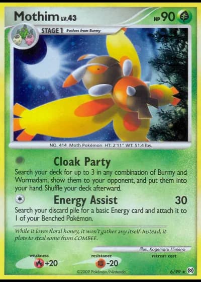 Mothim #6/99 — Arceus