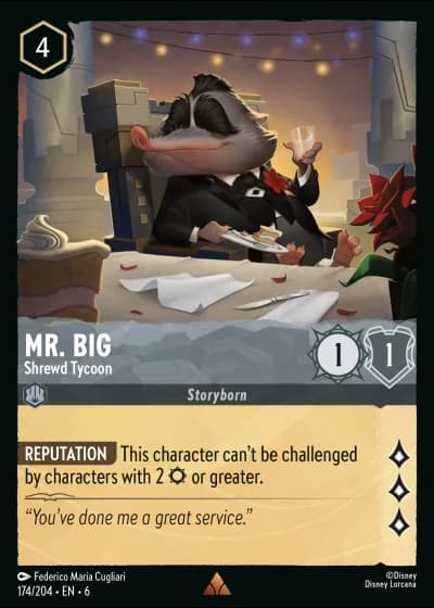 Mr. Big - Shrewd Tycoon #174/204 — Azurite Sea