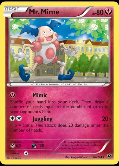Mr. Mime #67/124 — Fates Collide