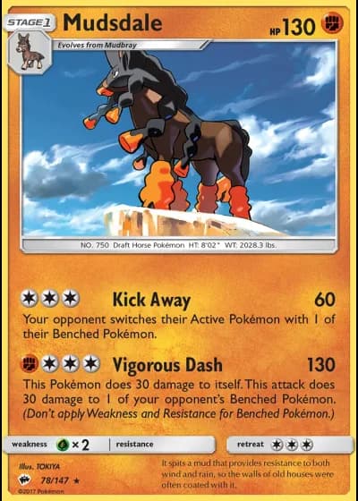 Mudsdale #78/147 — Burning Shadows