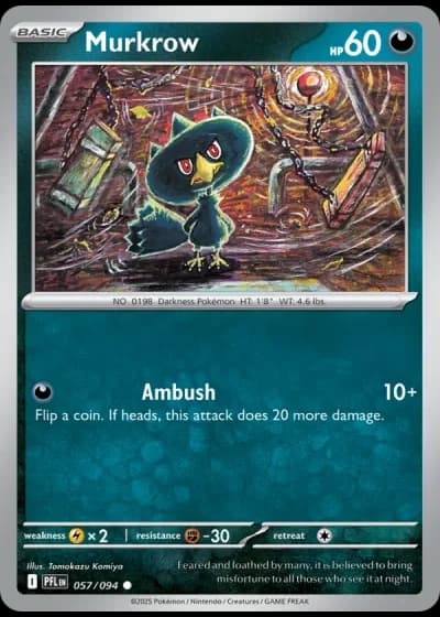 Murkrow #057/94 — Phantasmal Flames