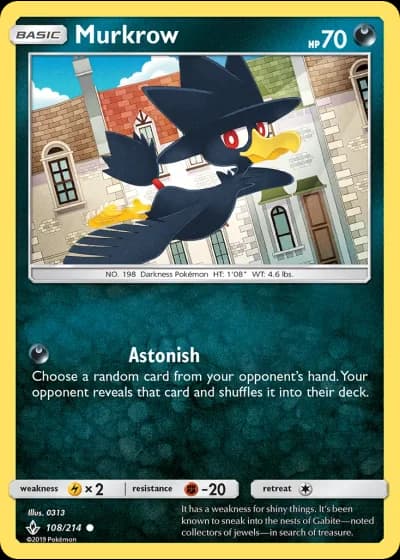Murkrow #108/214 — Unbroken Bonds