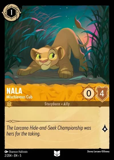 Nala - Mischievous Cub #2/204 — Shimmering Skies