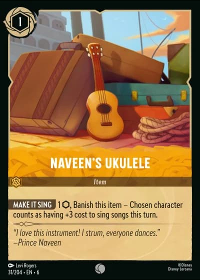 Naveen's Ukulele #31/204 — Azurite Sea