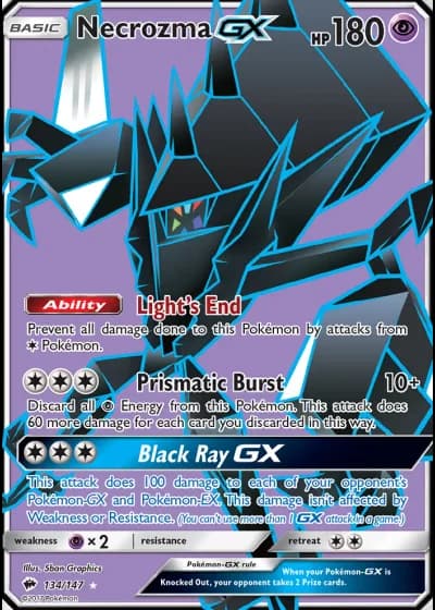 Necrozma GX #134/147 — Burning Shadows