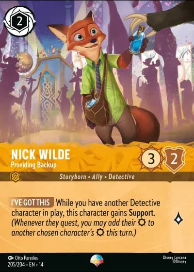 Nick Wilde - Providing Backup #205/257 — Hyperia City