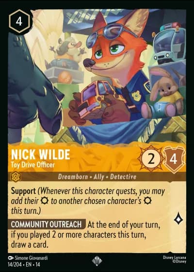 Nick Wilde - Toy Drive Officer #14/257 — Hyperia City