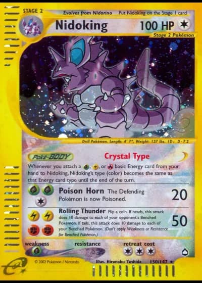 Nidoking #150/147 — Aquapolis