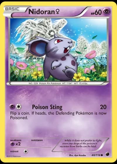 Nidoran♀ #40/116 — Plasma Freeze