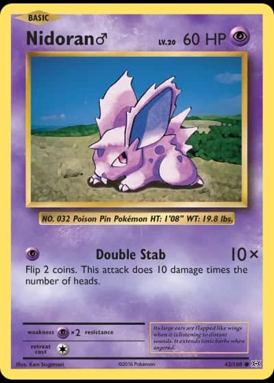 Nidoran♂ #43/108 — Evolutions