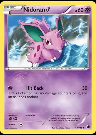Nidoran♂ #43/116 — Plasma Freeze