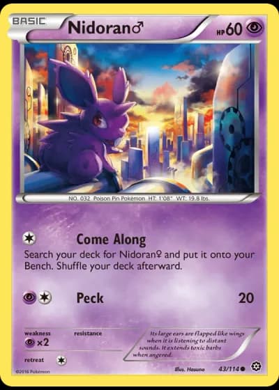 Nidoran♂ #43/114 — Steam Siege