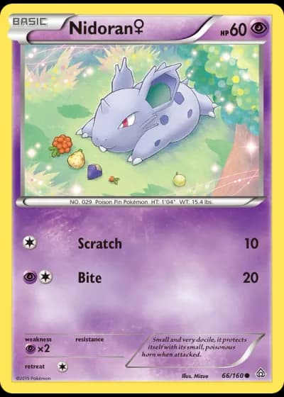 Nidoran♀ #66/160 — Primal Clash