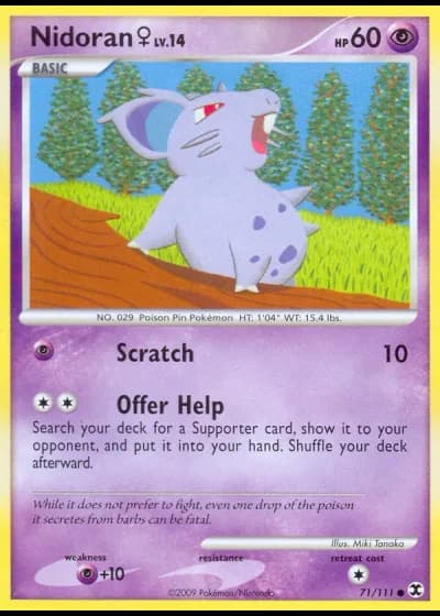 Nidoran♀ #71/111 — L'Ascesa dei Rivali