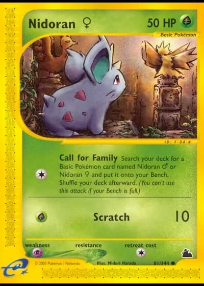 Nidoran♀ #81/144 — Skyridge