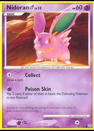Nidoran♂ #97/132 — Prodigi Segreti