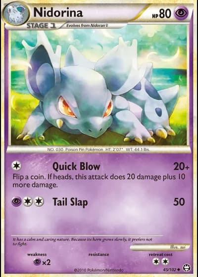 Nidorina #45/102 — Triumphant