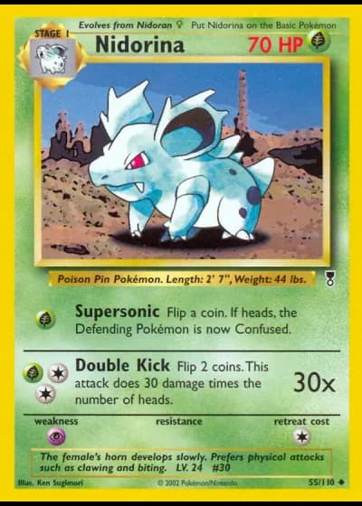 Nidorina #55/110 — Legendary Collection