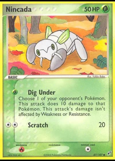 Nincada #67/107 — EX Deoxys