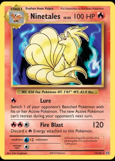 Ninetales #15/108 — Evolutions