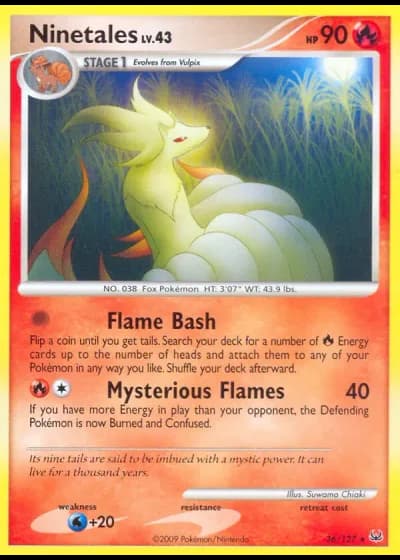 Ninetales #36/127 — Platino