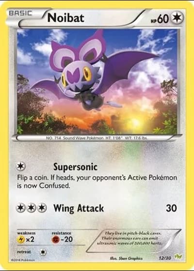 Noibat #12/30 — XY trainer Kit (Noivern)
