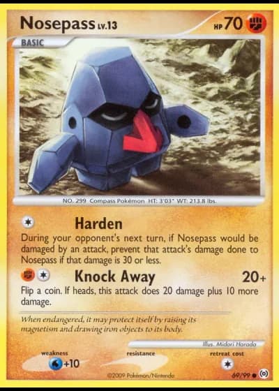 Nosepass #69/99 — Arceus