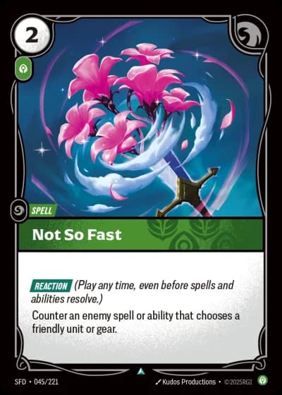 Not So Fast #045/303 — Spiritforged