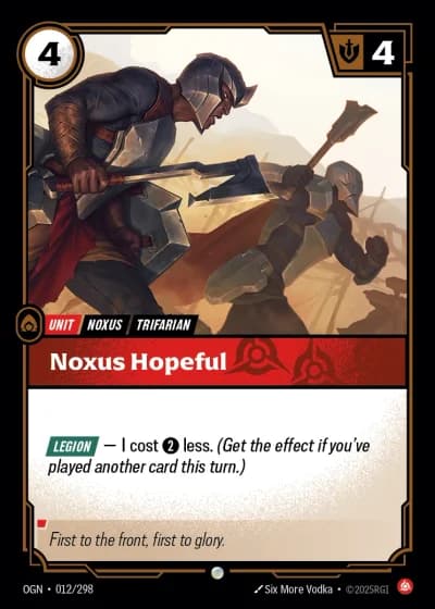 Noxus Hopeful #012/352 — Origins