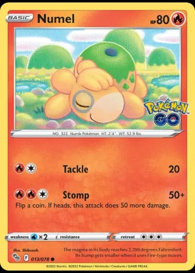 Numel #013/78 — Pokémon GO