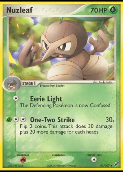 Nuzleaf #43/107 — Deoxys