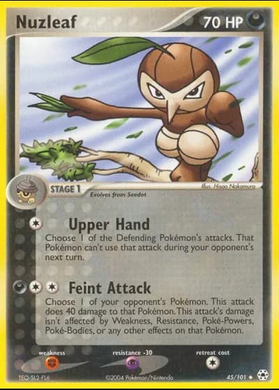 Nuzleaf #45/101 — Hidden Legends