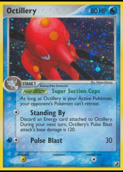 Octillery #10/115 — EX Forze Segrete