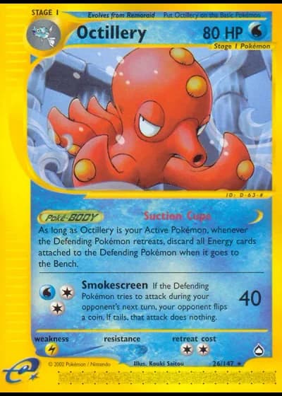 Octillery #26/147 — Aquapolis