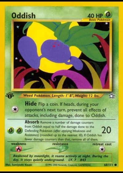 Oddish #68/111 — Neo Genesis