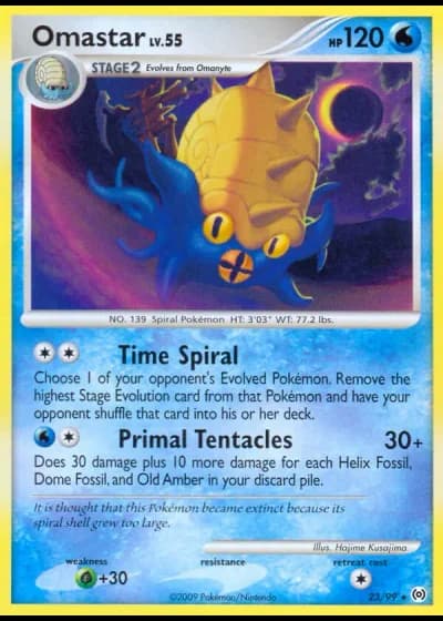 Omastar #23/99 — Arceus