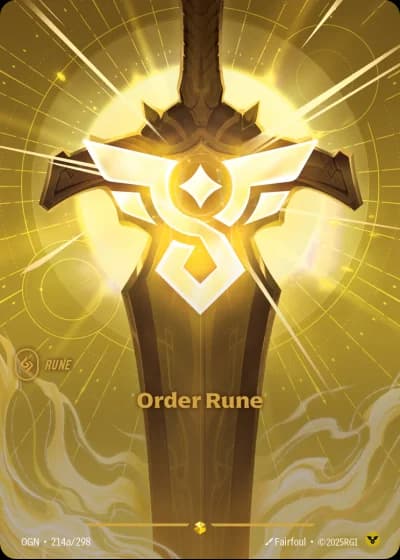Order Rune R06a/303 — Spiritforged