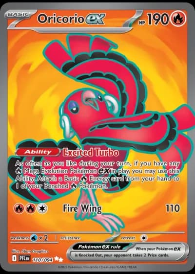 Oricorio ex #110/94 — Phantasmal Flames