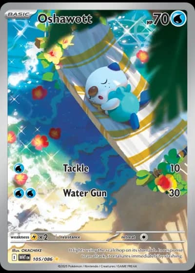 Oshawott #105 — White Flare