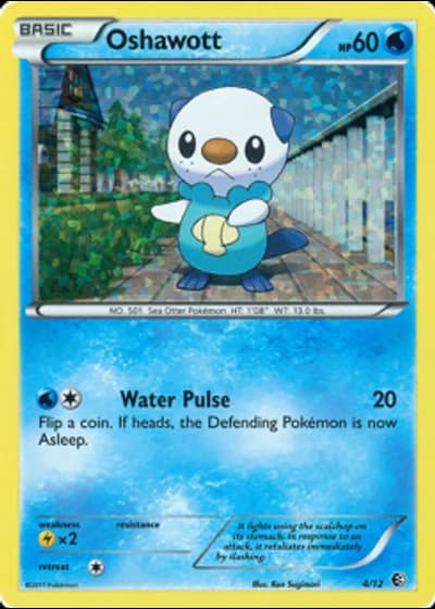 Oshawott #4/12 — McDonald's Collection 2011