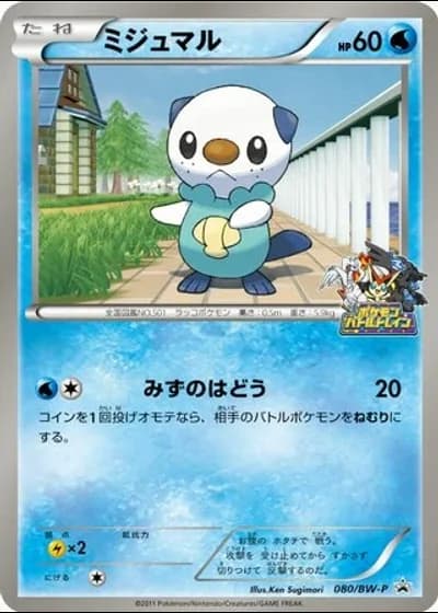 Oshawott #80/BW-P