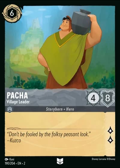 Pacha - Village Leader #190/204 — Rise of the Floodborn