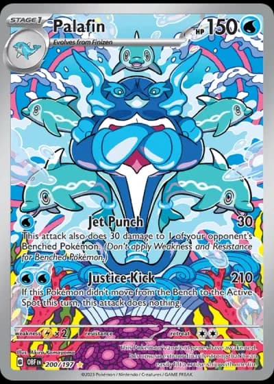 Palafin #200/197 — Obsidian Flames