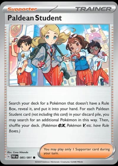 Paldean Student #085/91 — Paldean Fates