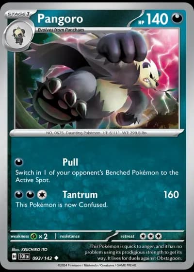 Pangoro #093/142 — Stellar Crown