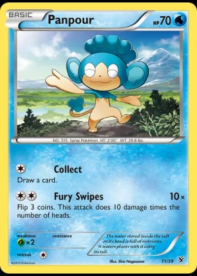 Panpour #11/39 — Kalos Starter Set