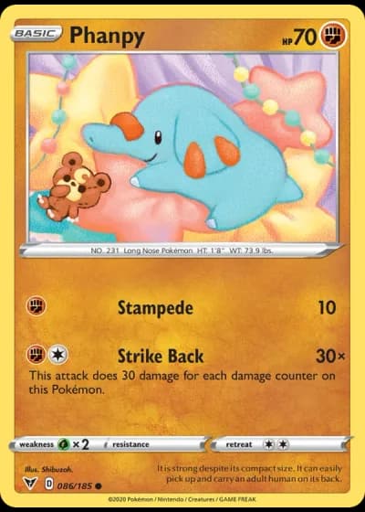 Phanpy #86/185 — Vivid Voltage