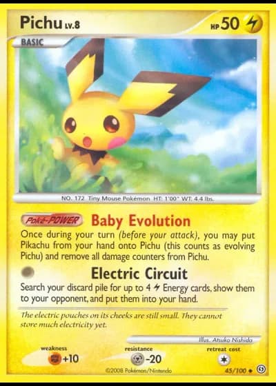 Pichu #45/100 — Stormfront
