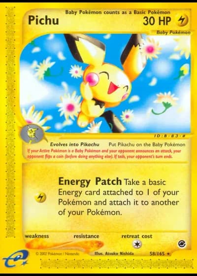 Pichu #58/165 — Expedition