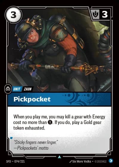 Pickpocket #074/303 — Spiritforged